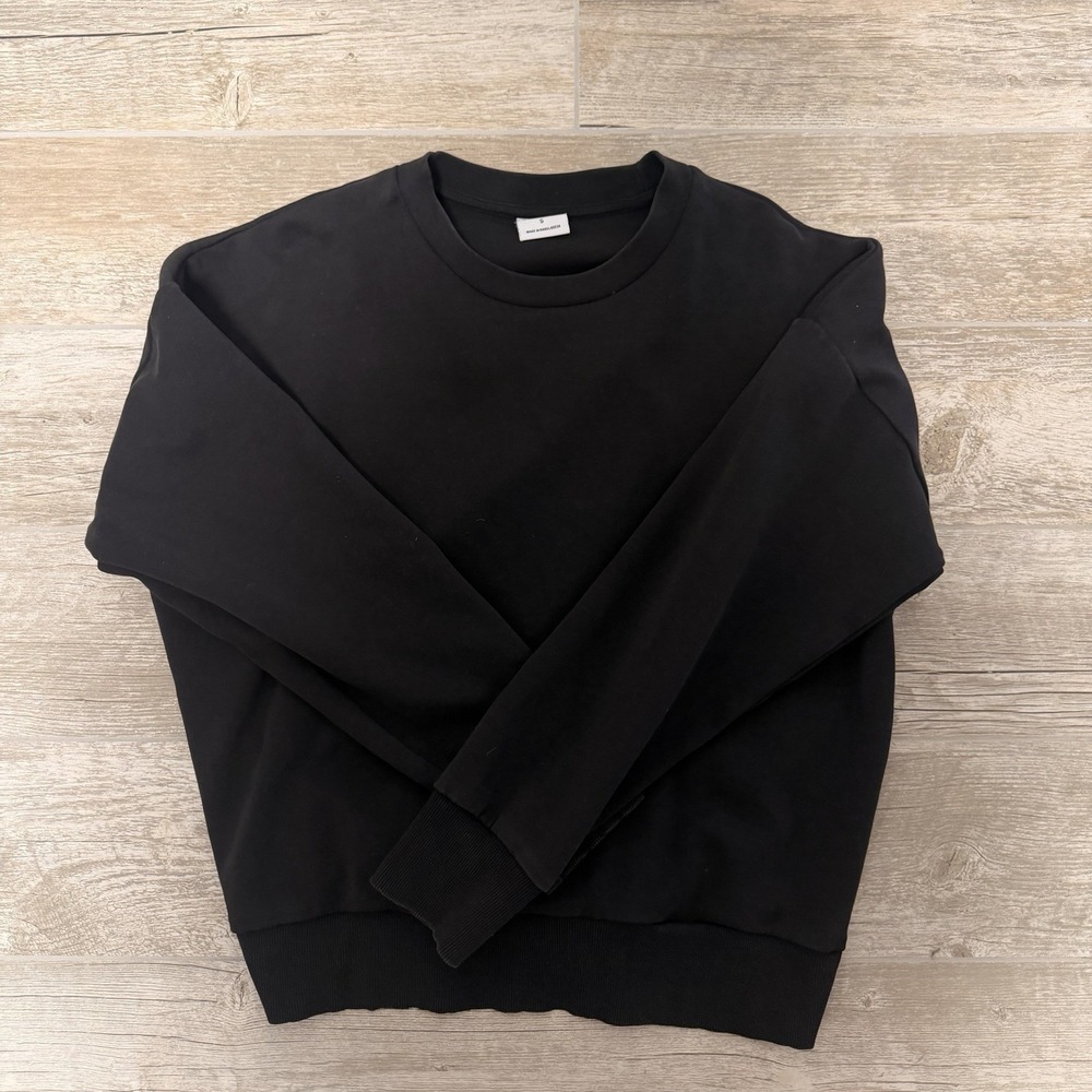 Gymshark Women's Retake Sweat‎ Crew Sweatshirt in Black Size Small - Picture 4 of 7